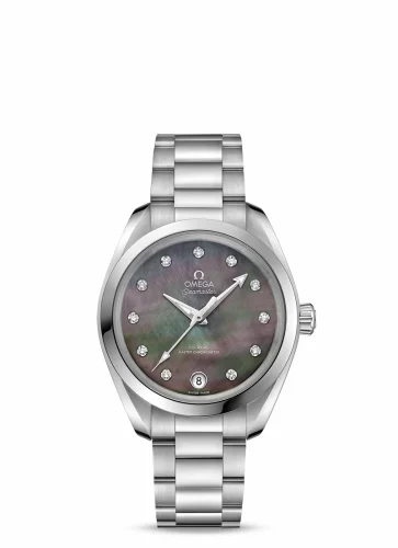Omega Seamaster Aqua Terra 150M Master Chronometer 34 Stainless Steel / Brown MOP / Bracelet 220.10.34.20.57.001 (22010342057001)